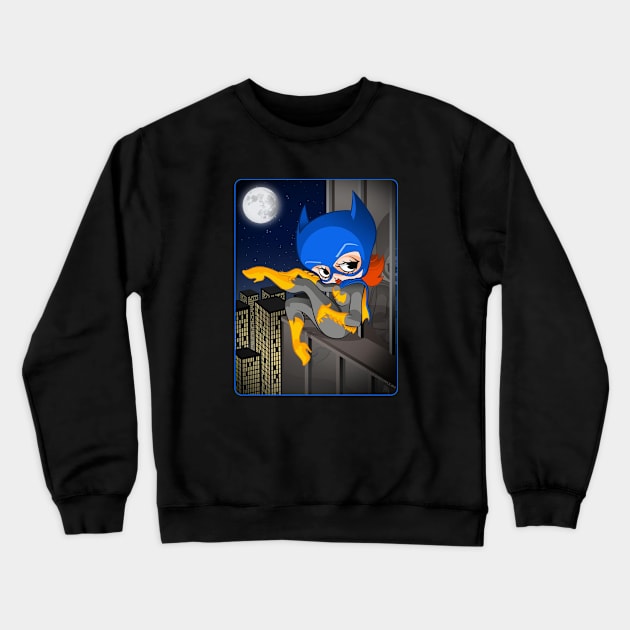 BATTY BOOP Crewneck Sweatshirt by ROBZILLA